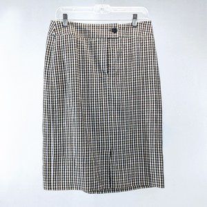 Armani Collezioni checkered pencil skirt (1053405)
